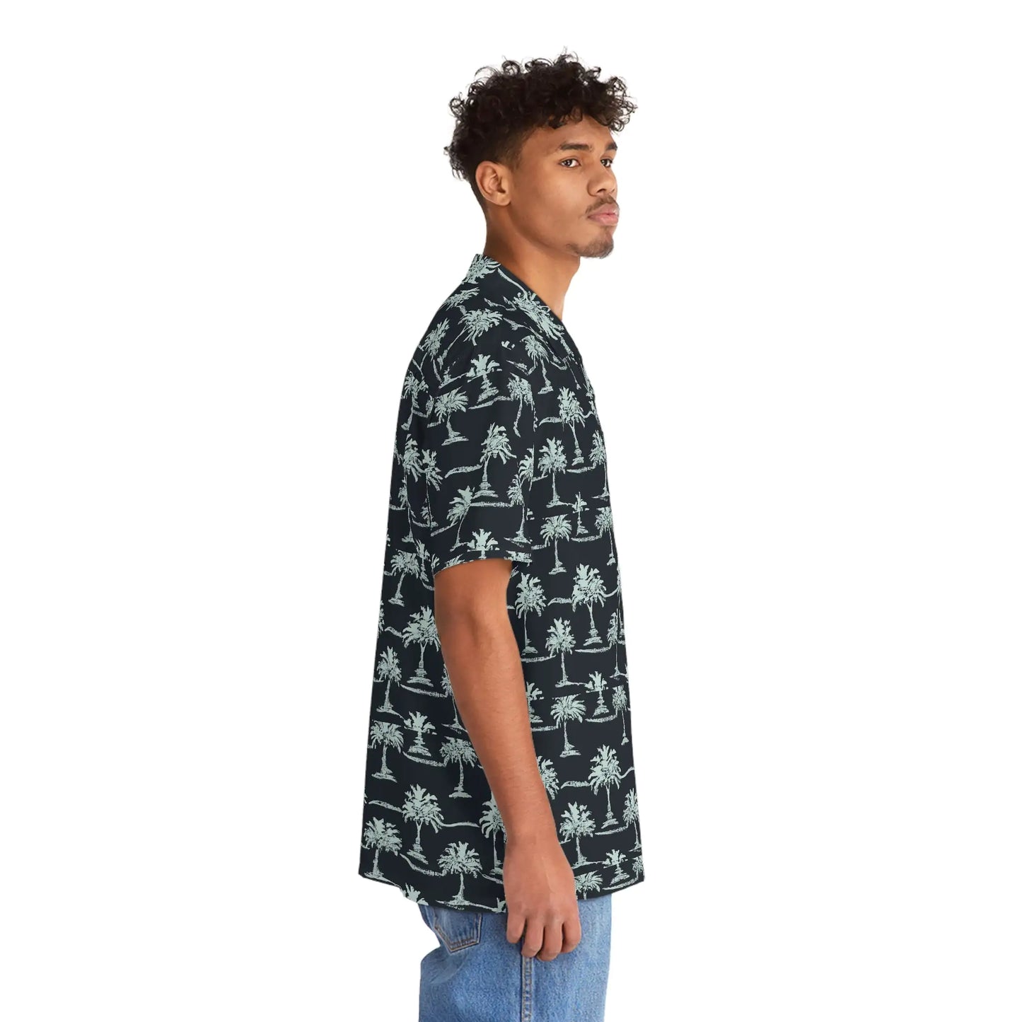 Men's Midnight Island Hawaiian Shirt